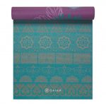 Tornaszőnyeg KIKU, kétoldalas, 6 mm, lila-türkiz