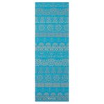 Tornaszőnyeg KIKU, kétoldalas, 6 mm, lila-türkiz