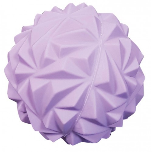 Masszázslabda, tüskés labda, lila, 9 cm