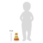 Safari tigris egyensúlyozó építőtorony - 7 részes