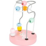 Golyóvezető játék nyuszis mintával pasztell színben