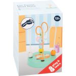 Golyóvezető játék róka mintával pasztell színben