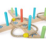 Célbadobó ügyességi játék fából