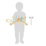 Célbadobó ügyességi játék fából