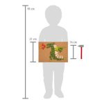 Dínós barkácsmozaik játék