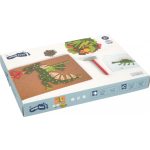 Dínós barkácsmozaik játék