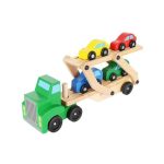 Autószállító teherautó fából