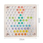 Gyöngy puzzle fából