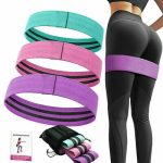 Textil band, 3 db, türkiz-rózsaszín-lila