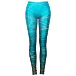 Türkiz hullámok leggings