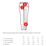 Türkiz hullámok leggings