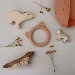 Cica rágóka, púderrózsaszín