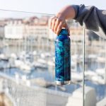 DEEP JUNGLE kulacs, 630 ml, termosz, türkiz-kék