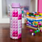KIDS PINK LEGO mintás kulacs, 510 ml, termosz, rózsaszín