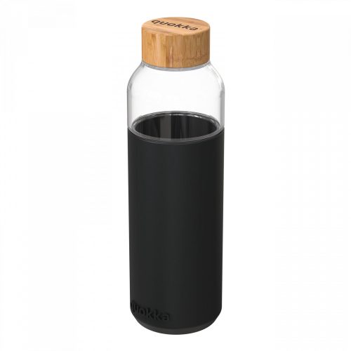 FLOW BLACK kulacs, 660 ml, boroszilikát üveg