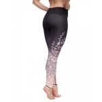 Virágos rózsaszín leggings