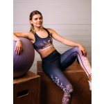 Virágos rózsaszín leggings