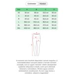 Fitnesz leggings egzotikus levelekkel