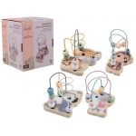 Golyóvezető labirintus játék 4 darab, állatmintával