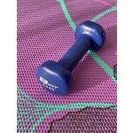 Kézi súlyzó, 0,5 kg x 2 db, műanyag borítású, sötétkék