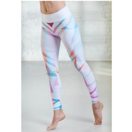 V Graphic leggings