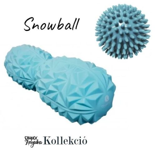 Snowball - dupla masszázshenger + masszázslabda